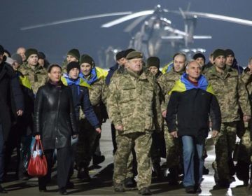 Зустріч звільнених українських полонених у Харкові