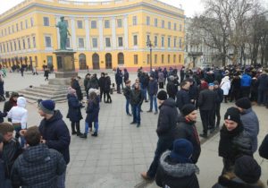 В Одесі посміялися над місцевими “тітушками”