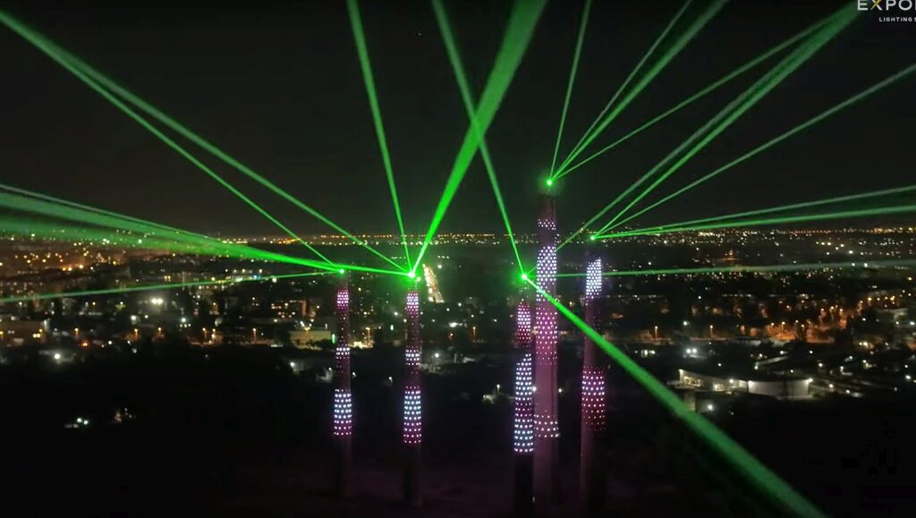 Dnipro Light Flowers
